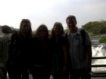 Nicole, Adrienne, Amy, Andy at Iguazu Falls